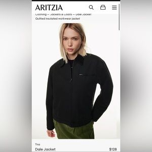 TNA Aritizia Dale Jacket in Medium Black